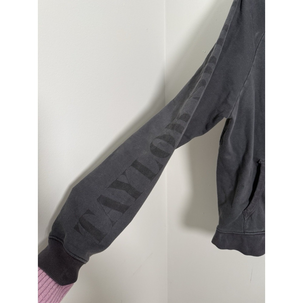 Taylor Swift The Eras Tour Hoodie Gray Black Sz M Official Concert Merch Collage - Picture 4 of 10